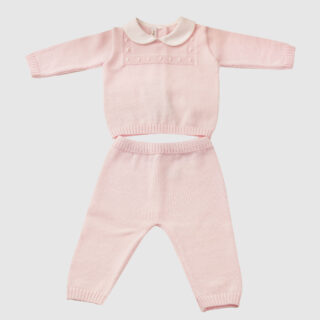 Completo 2 Pezzi Baby Lord in Pura lana Con Inserti